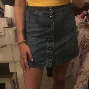 BDG denim skirt